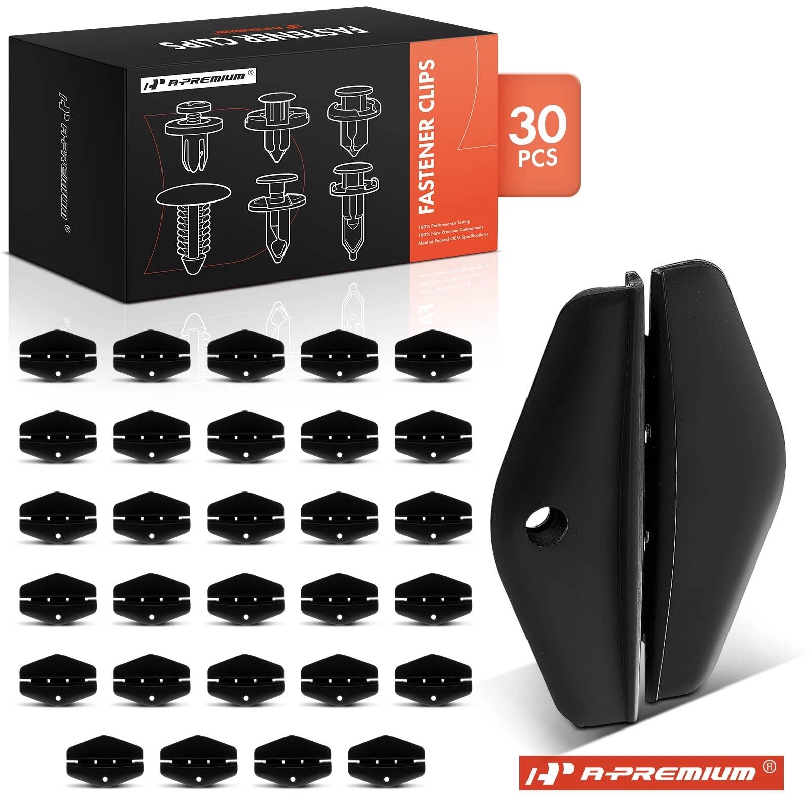 Nylon Front Door Window Guide Retainer Clips for Buick Cadillac (1980–1987)