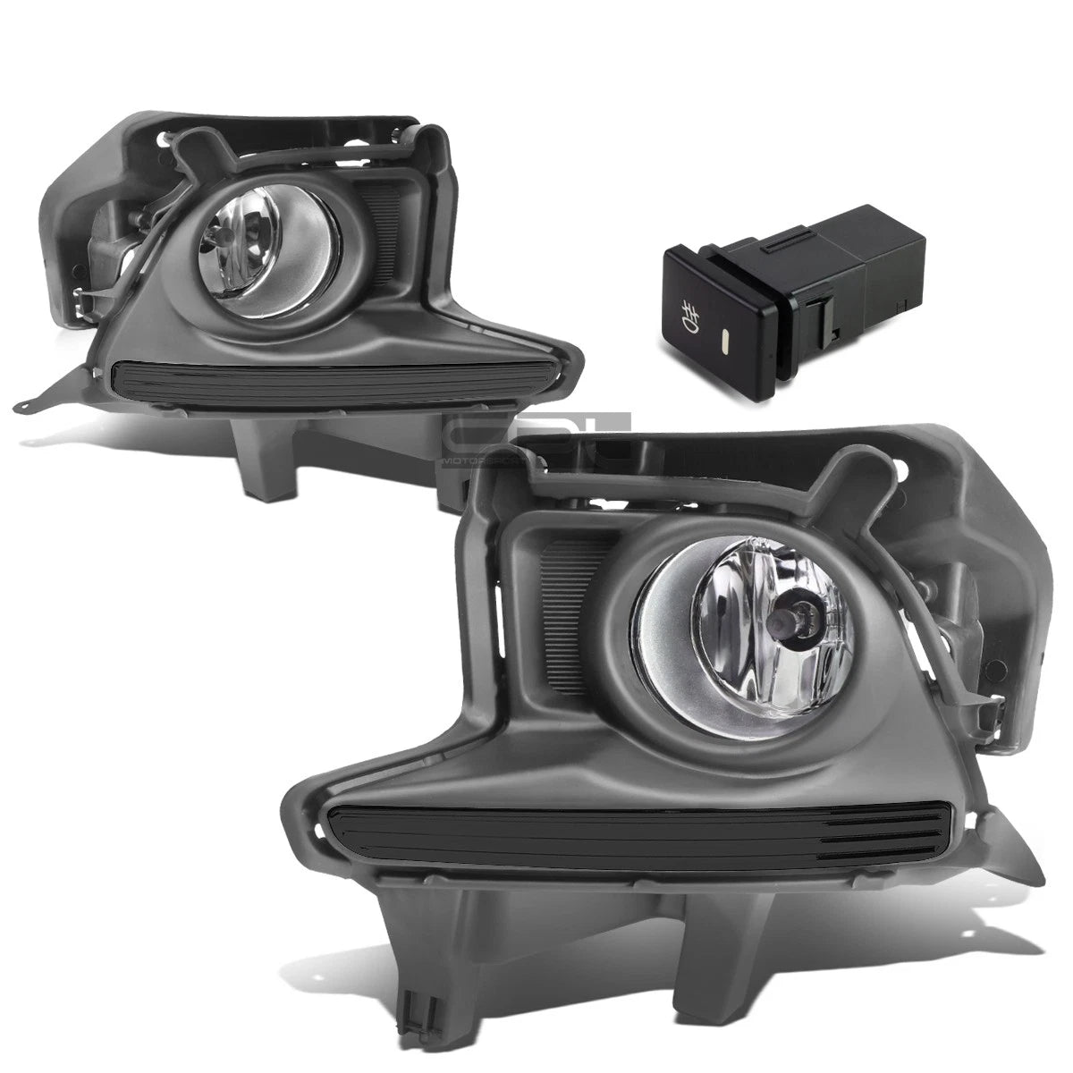 Pair of Fog Lights with Switch and Harness for Toyota Highlander (2014–2018)