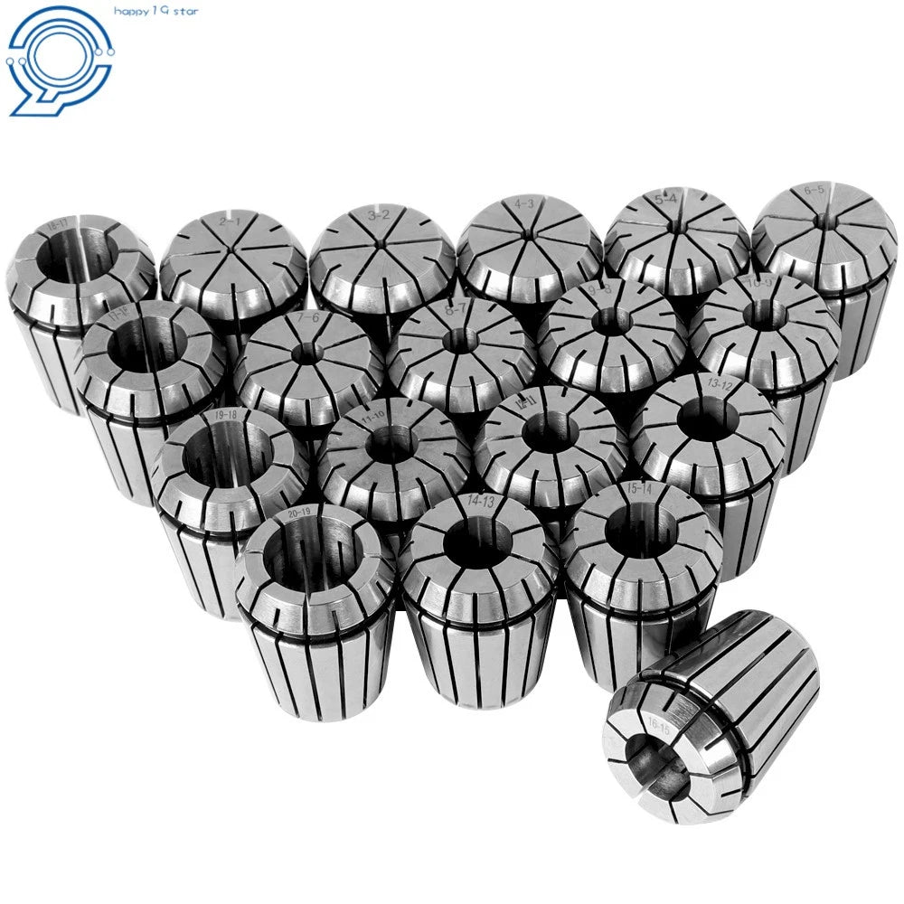 19pcs ER32 Spring Collets Set for CNC Milling Engraving Machine