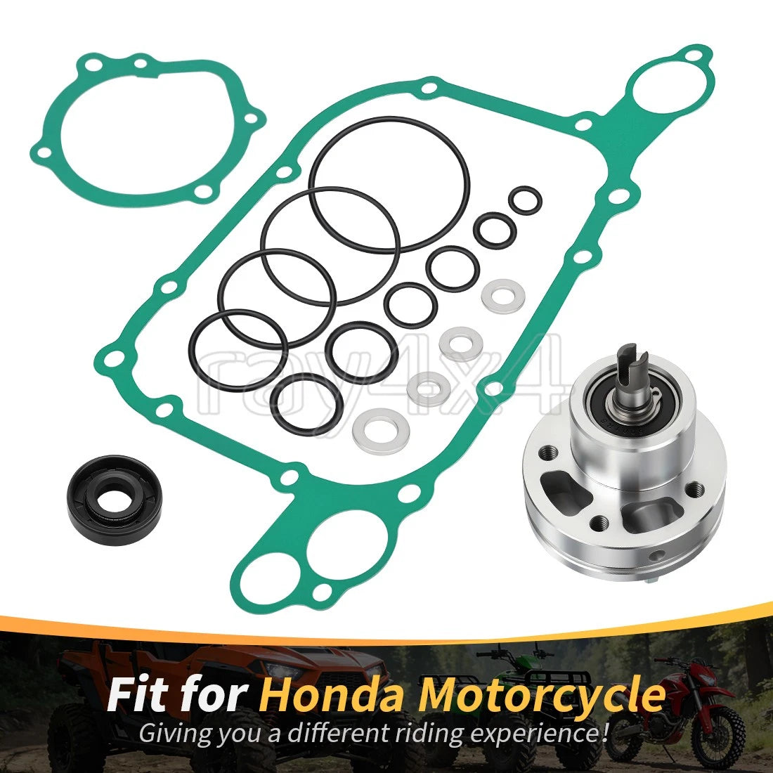 Water Pump & Gasket Seal Kit for Honda Goldwing GL1000 GL1100 (1975–1983)