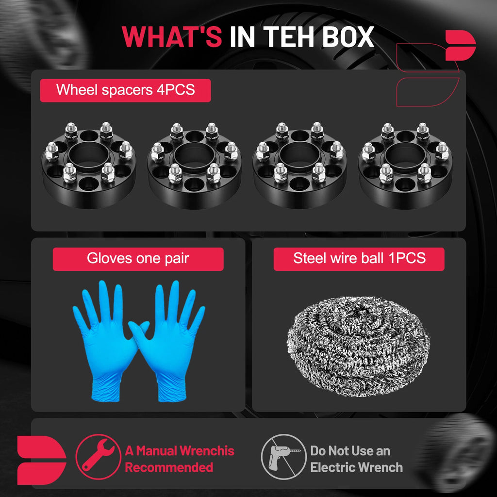 1.5" Hubcentric Wheel Spacers for Nissan Frontier Xterra (2005-2015)