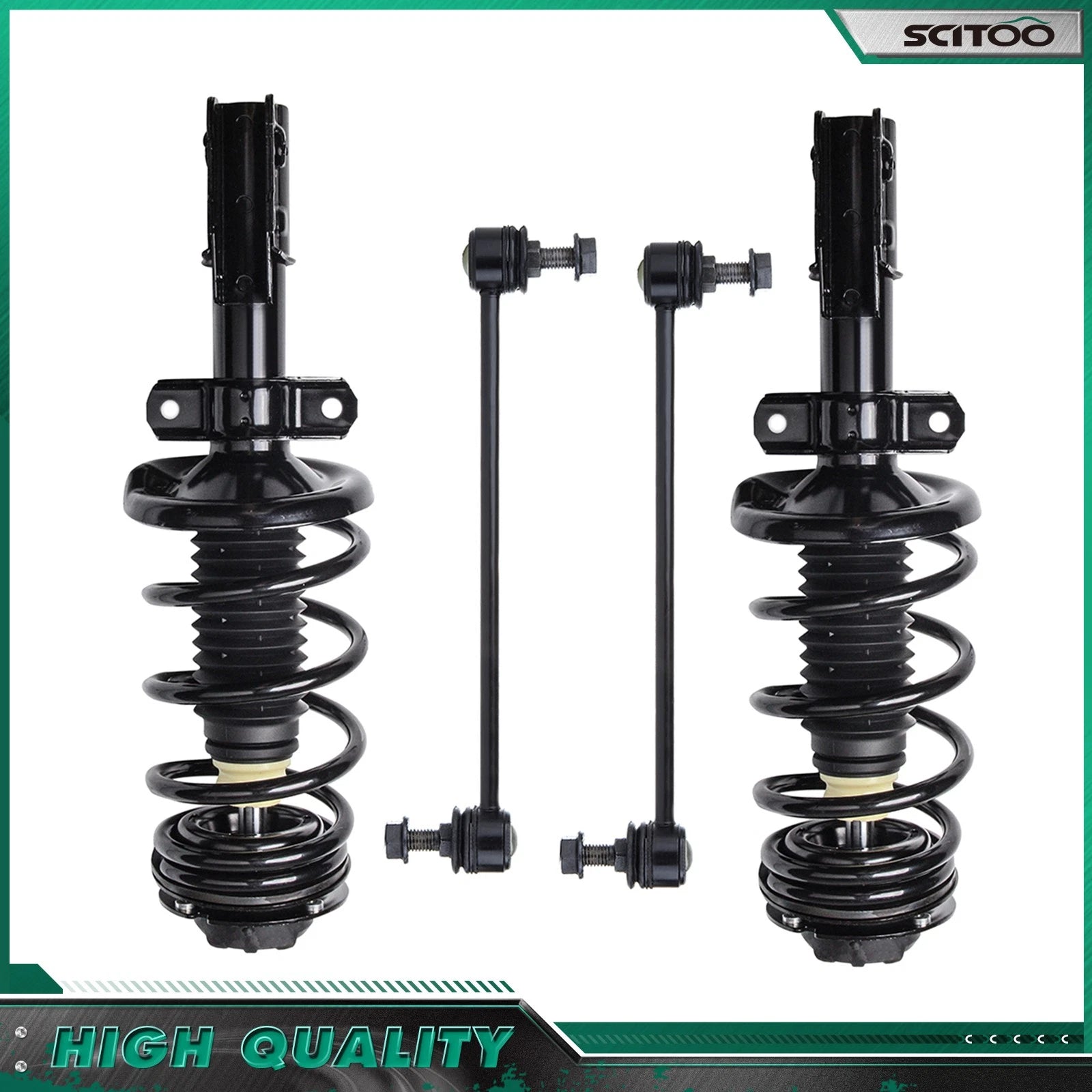 Front Complete Strut Spring Sway Bar Kit for Saturn Ion (2003–2007)