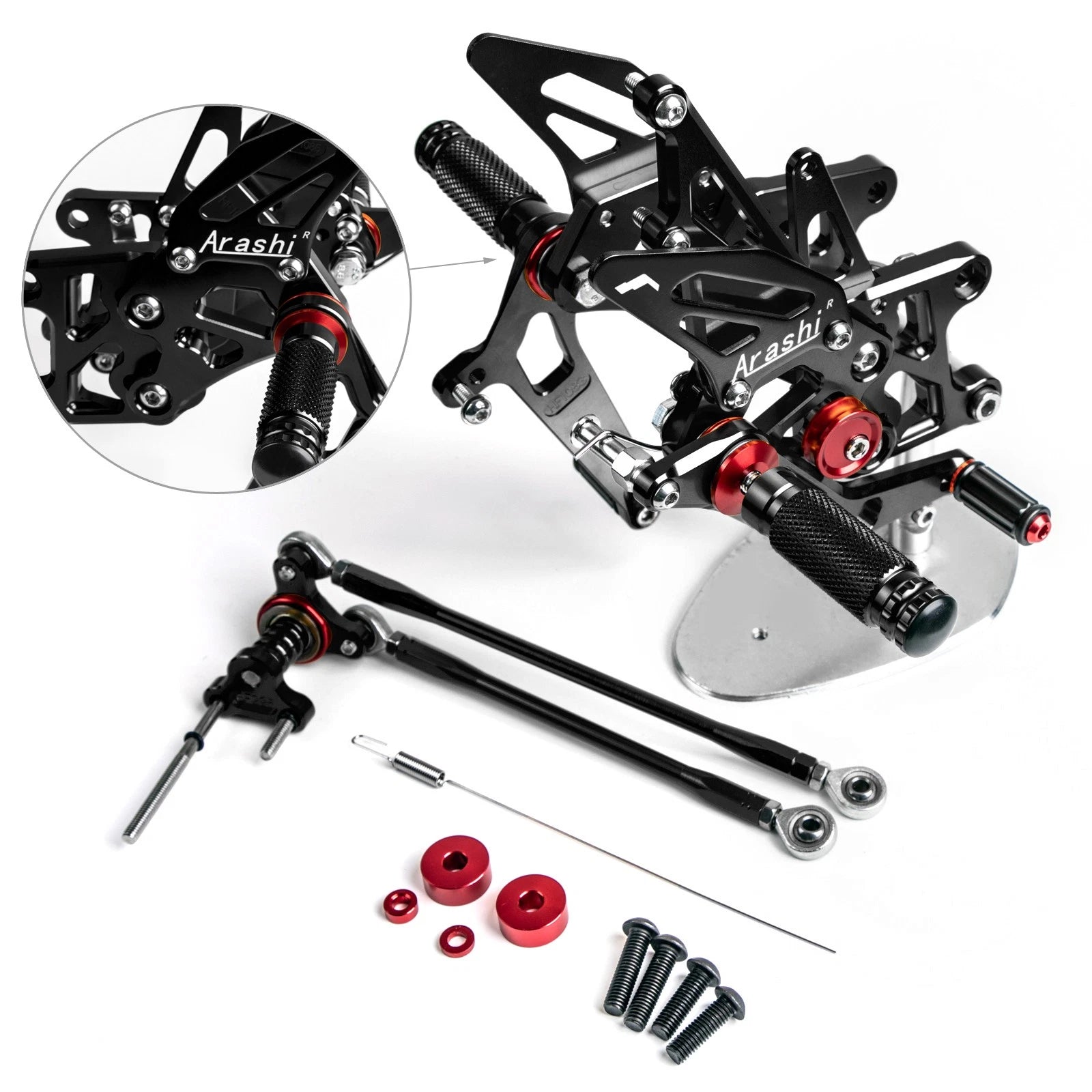CNC Aluminum Rearsets Footpegs for Honda CBR 600 RR (2009–2022) #3
