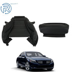 Leather Seat Cover for Mercedes Benz C300 (2015–2021) Driver Bottom Black