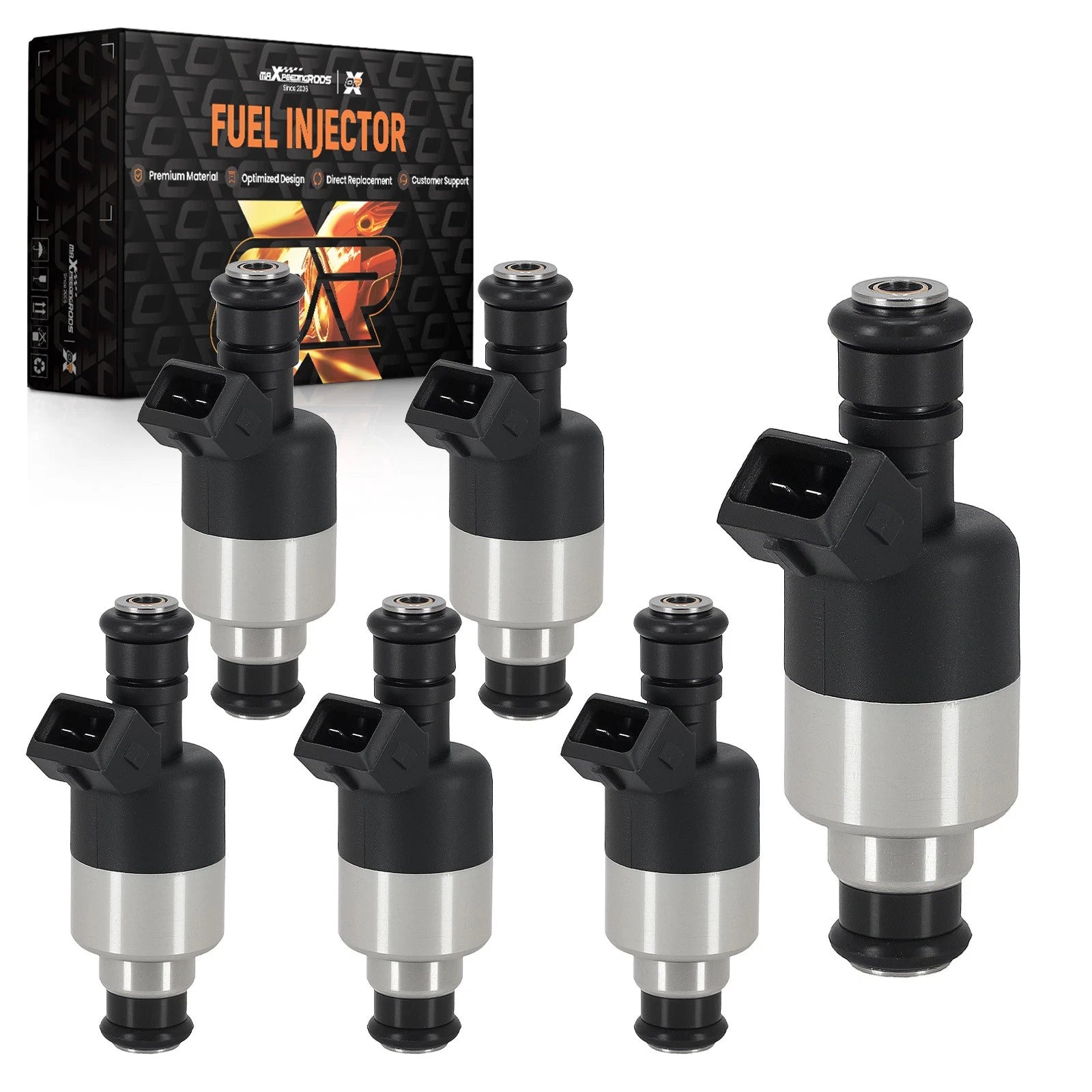 6PCS Fuel Injectors for Chevrolet Camaro (1993) Corvette (1992–1993) 17087325