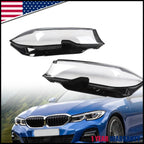 Headlight Lens Cover for BMW 3 Series G20 (2019–2021) Left & Right