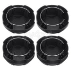 Set of 4 Matte Black Rim Caps for Polaris Ranger Crew SP 570 (2022–2025) 1524066-458