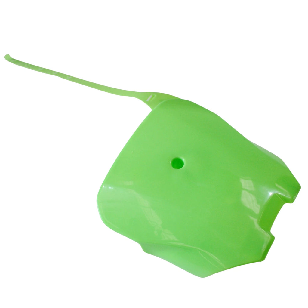 Green Plastic Number Plate Fairing for CRF70 150cc 160cc PIT PRO Dirt Bike