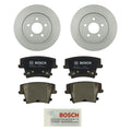 2X Bosch Rear Solid 320mm & Semi-Met Disc Brake Pads Kit for Chrysler Dodge