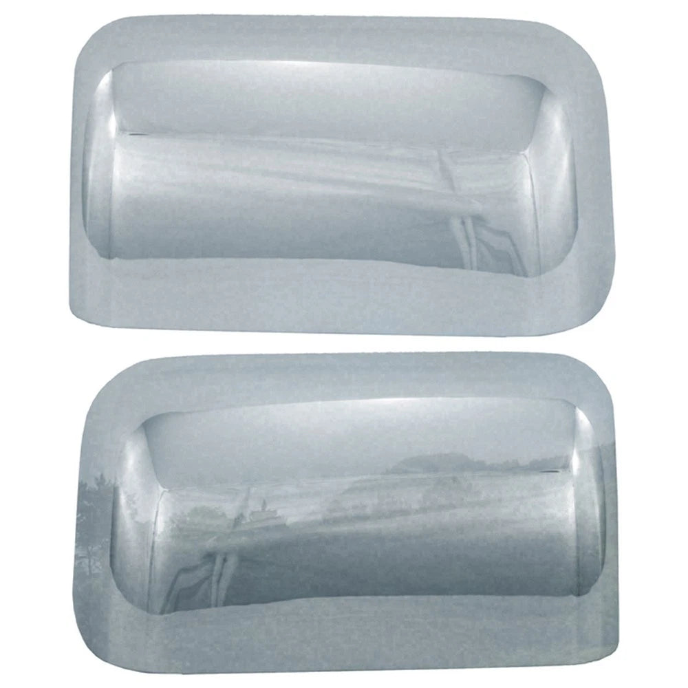 Mirror Covers for 2008-2016 Ford Superduty (Chrome Top Half) - BCIM055