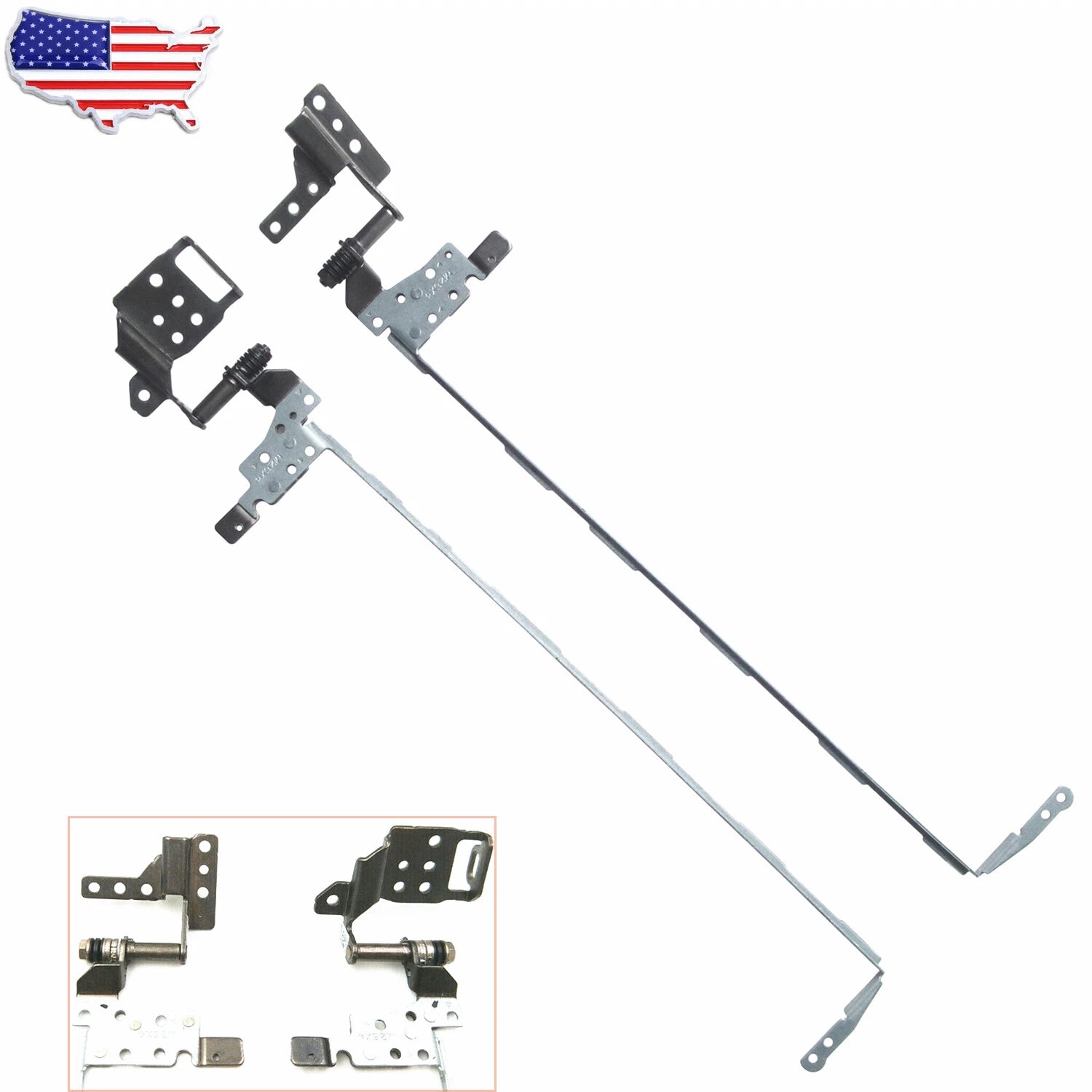 Set of 2 Hinges for Acer Nitro 5 AN515-41 AN515-42 AN515-51/53 AM211000200