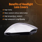 Headlight Lens Shell Cover Left for Mercedes-Benz C-Class W205 (2019–2020)