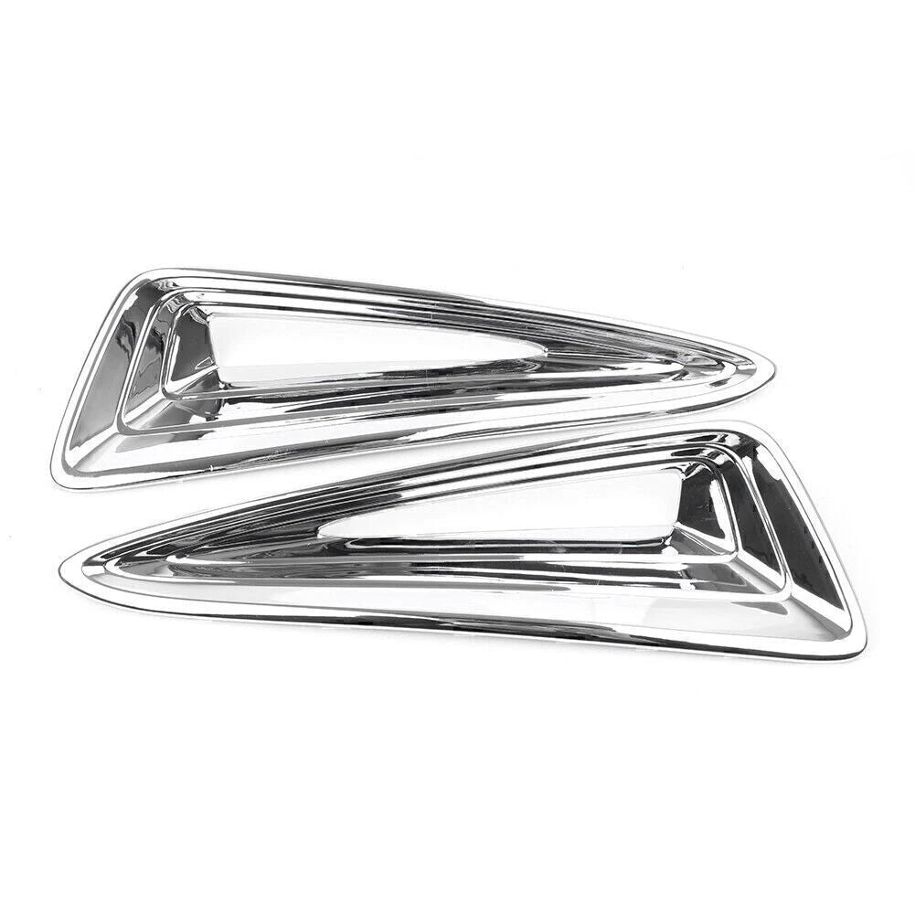 Chrome Front Bumper Fog Light Lamp Moulding Trim for Toyota CHR (2016–2018)