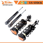 Front Complete Struts Coil Springs Assembly & Rear Shocks for Nissan Versa (2007–2012)
