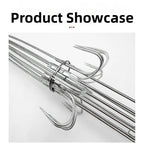 8 Claw Squid Hook Umbrella Style Double Layer Stainless Steel Sea Gear