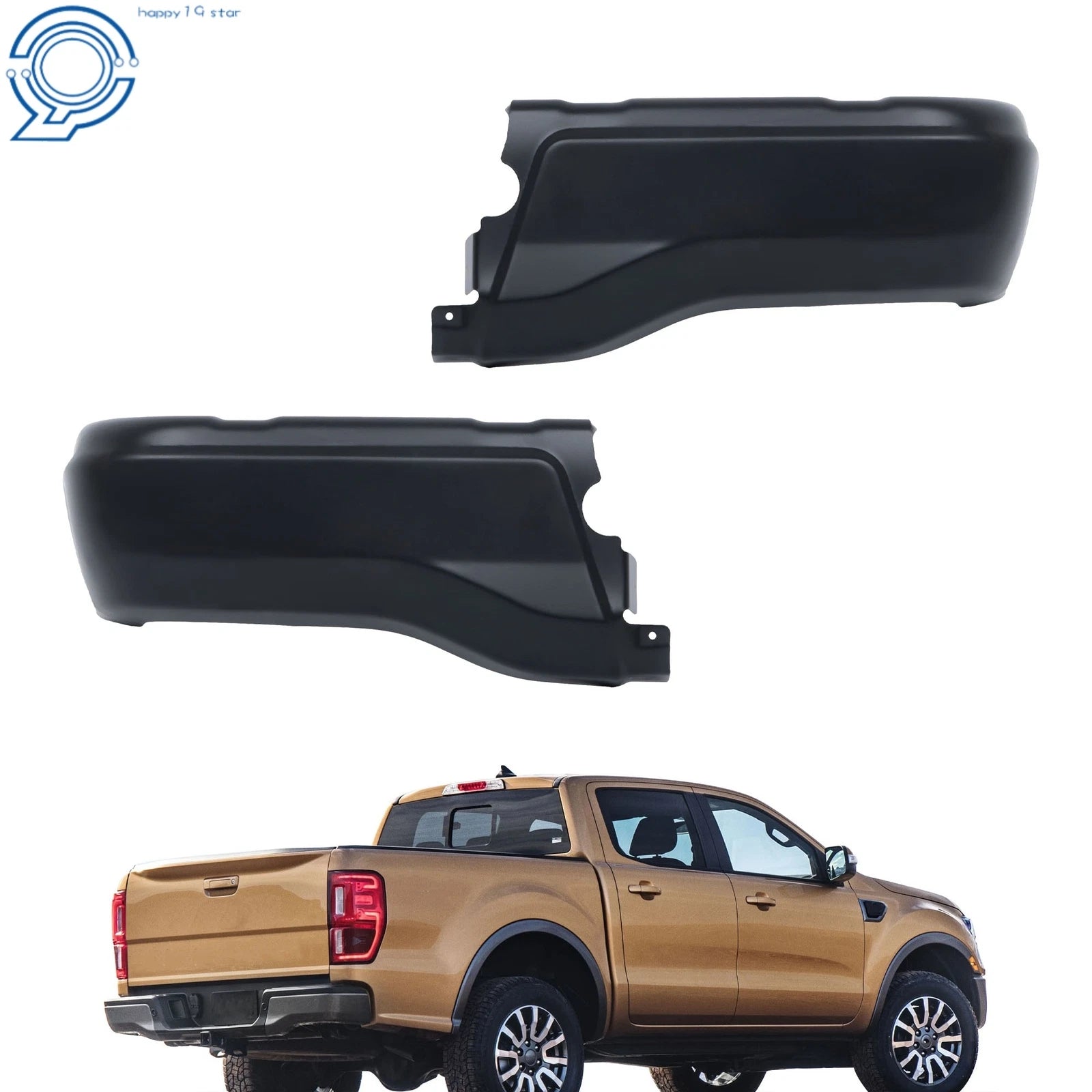 Bumper Face Bar Set for Ford Ranger (2019–2023)