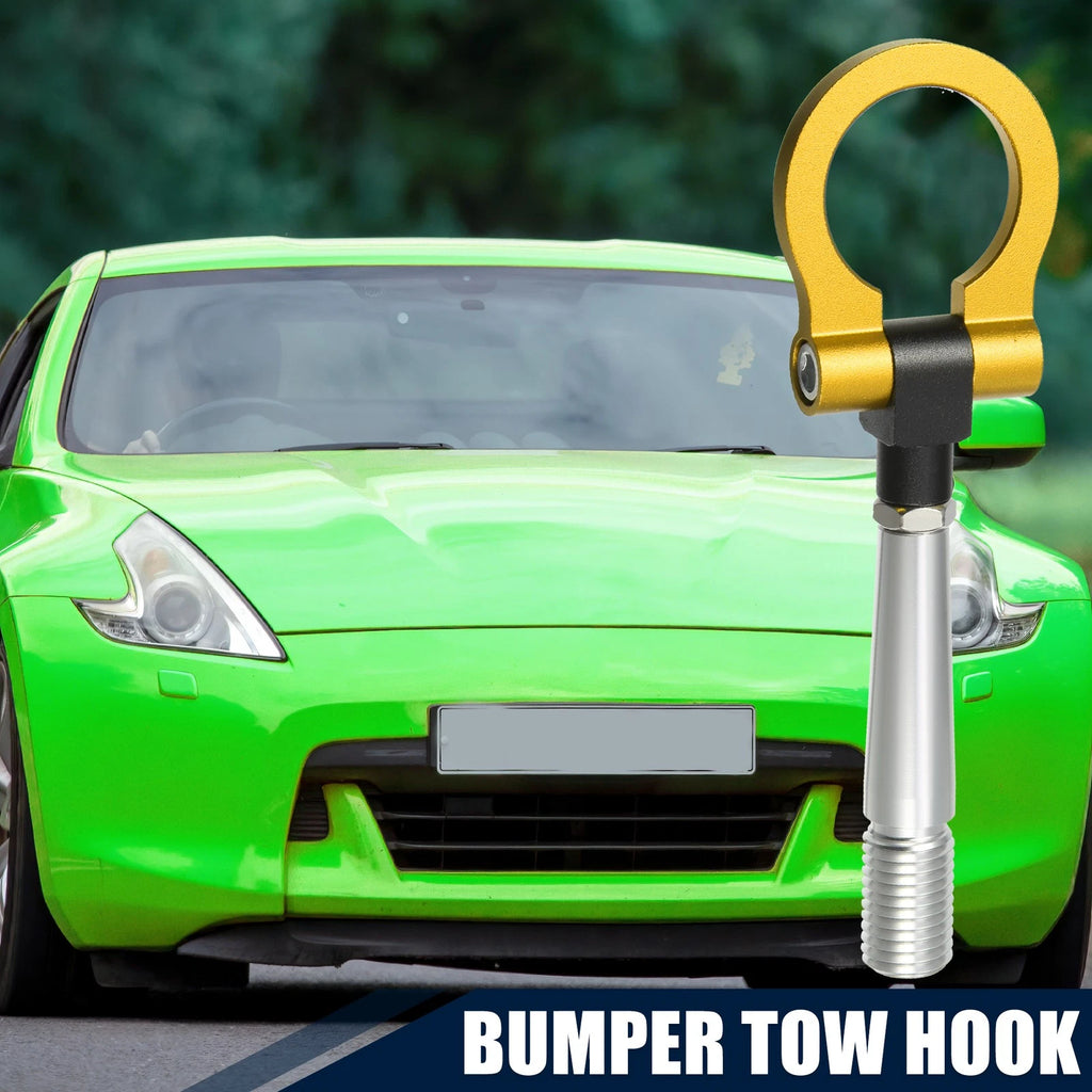 Tow Hook Screw for Nissan GTR (2009–2023) - Gold Tone Round Bumper Ring