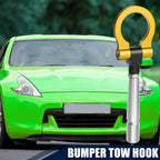 Tow Hook Screw for Nissan GTR (2009–2023) - Gold Tone Round Bumper Ring