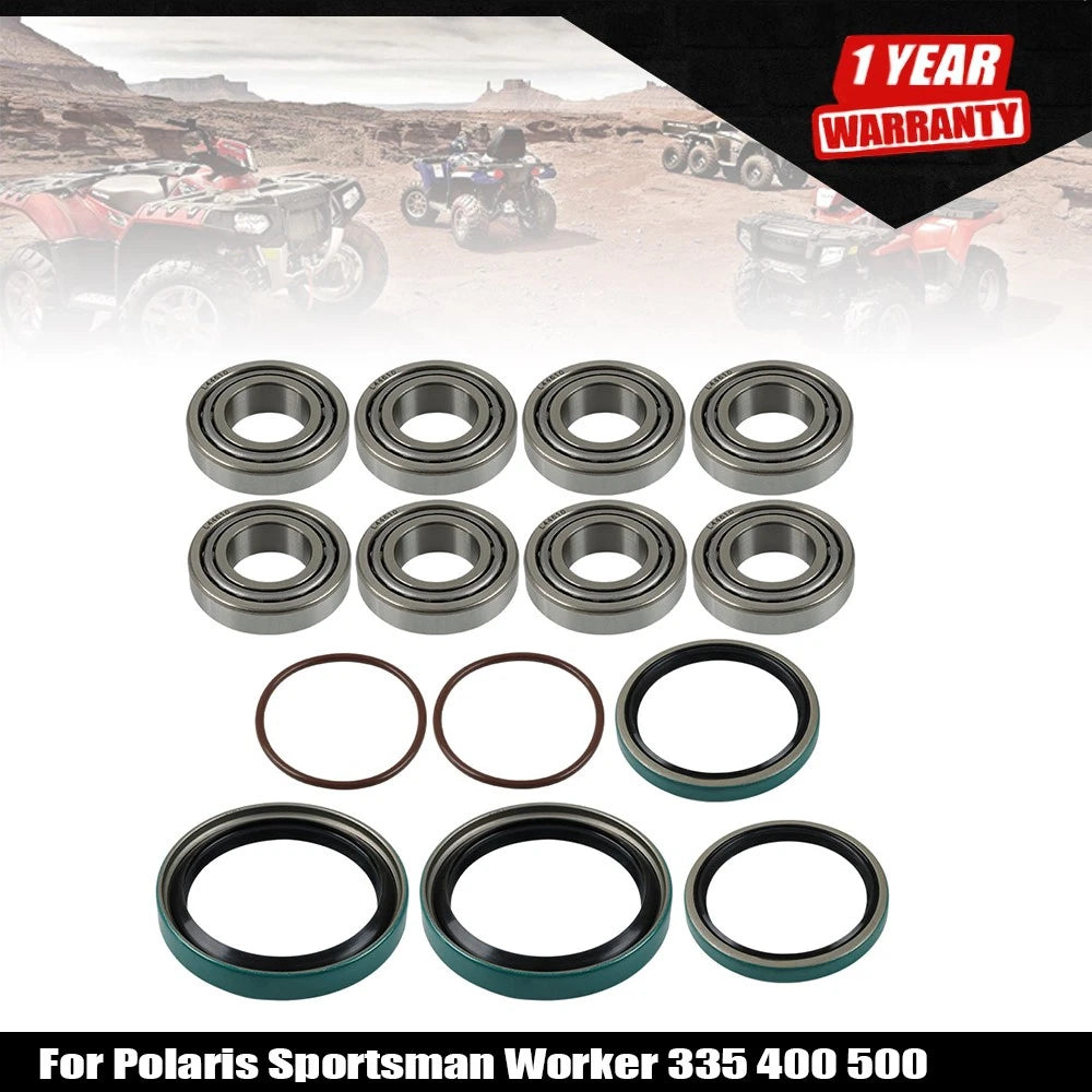 Front Wheel Bearings & Seals Kit for Polaris Sportsman Worker 335-500