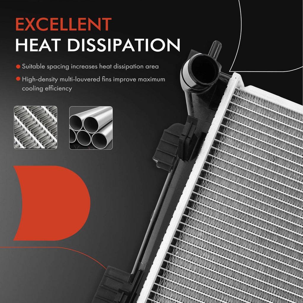 Automatic Transmission Radiator w/ Oil Cooler for Hyundai Accent Kia Rio (2012–2017)