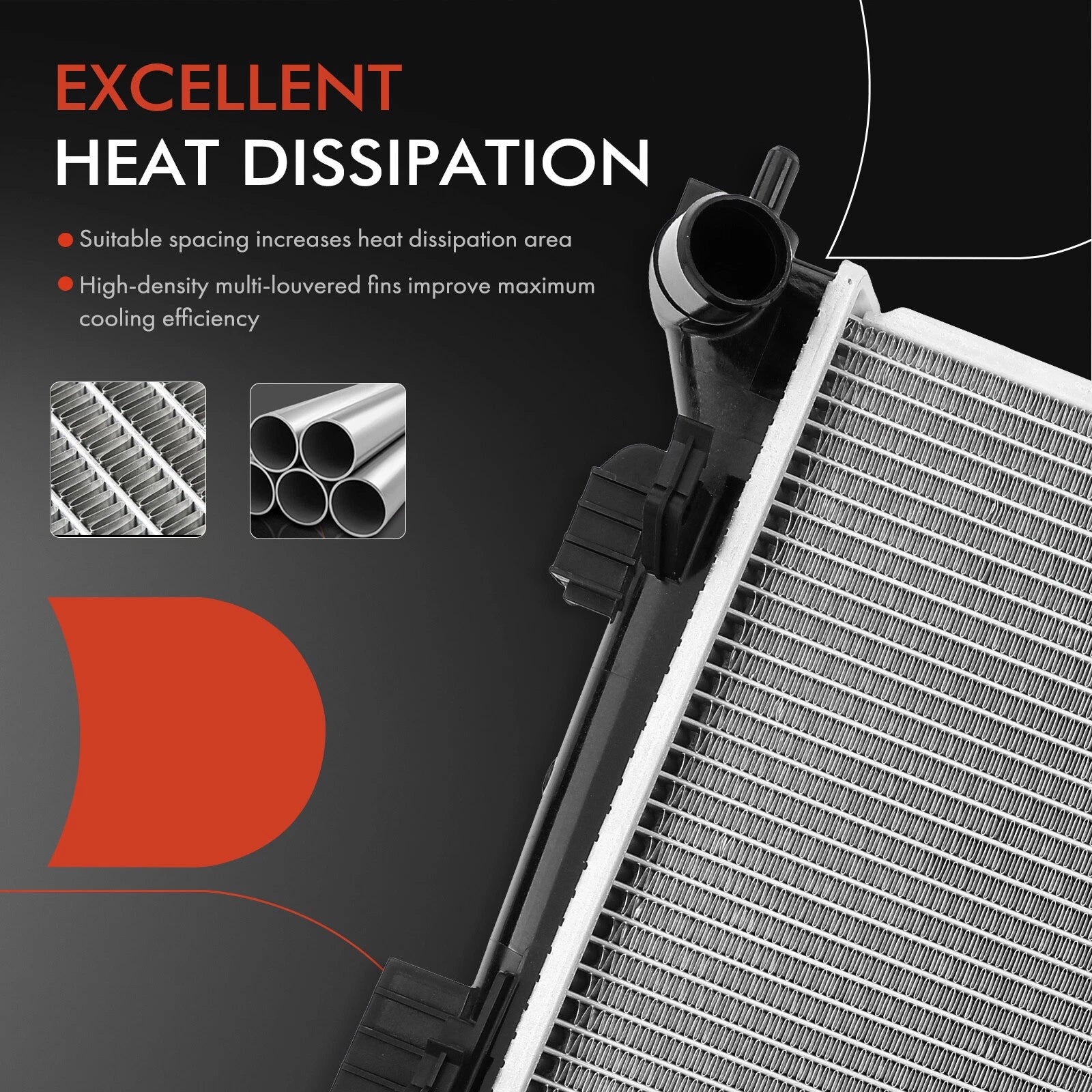 Automatic Transmission Radiator w/ Oil Cooler for Hyundai Accent Kia Rio (2012–2017)