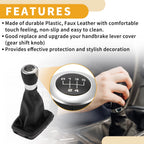 5 Speed Gear Shifter Knob with Cover for Ford Galaxy (2005–2006)