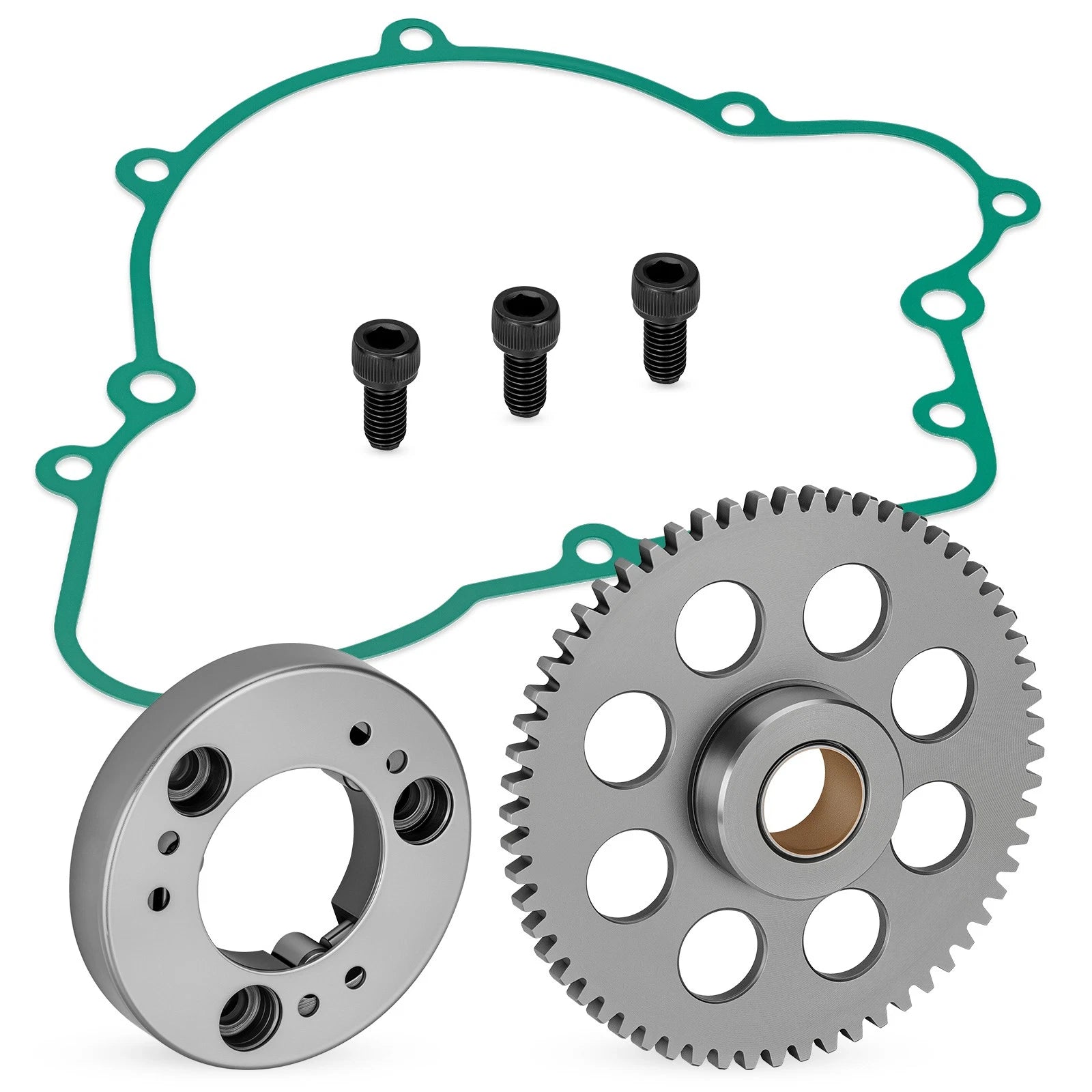 Starter Clutch Idler Gear with Gasket for Kawasaki Bayou 220 250 (1990–2004)