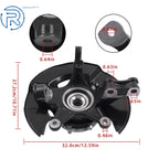 Steering Knuckle & Wheel Hub Bearing for Honda Pilot (2003-2004)