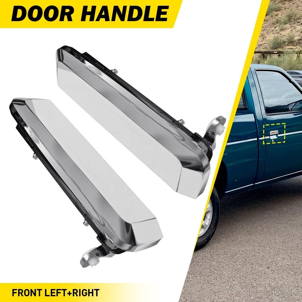Chrome Exterior Door Handle for Nissan Pathfinder (1987) E Driver Passenger Side
