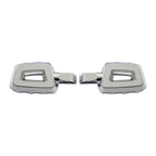 Chrome Passenger Footpegs for Harley Street Fat Bob 2018-2025