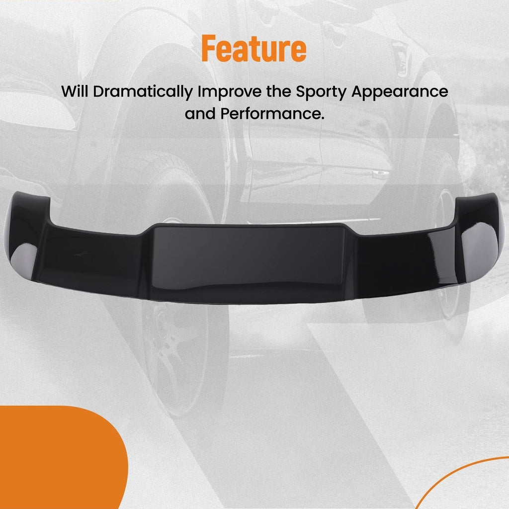 Rear Trunk Wing for Toyota Corolla Hatchback (2019–2022) ABS Black