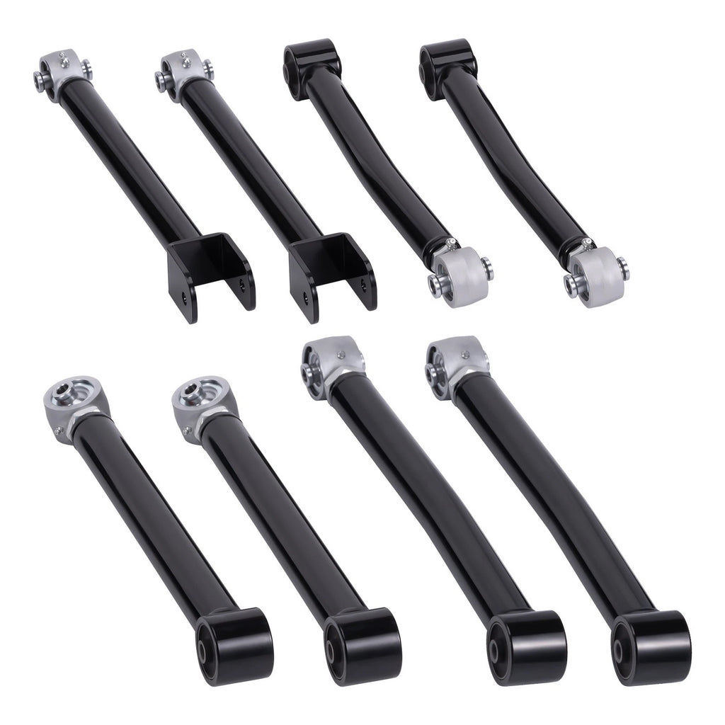 Adjustable Control Arms Set of 8 for Jeep Wrangler JK (2007–2018) 0-6" Lift