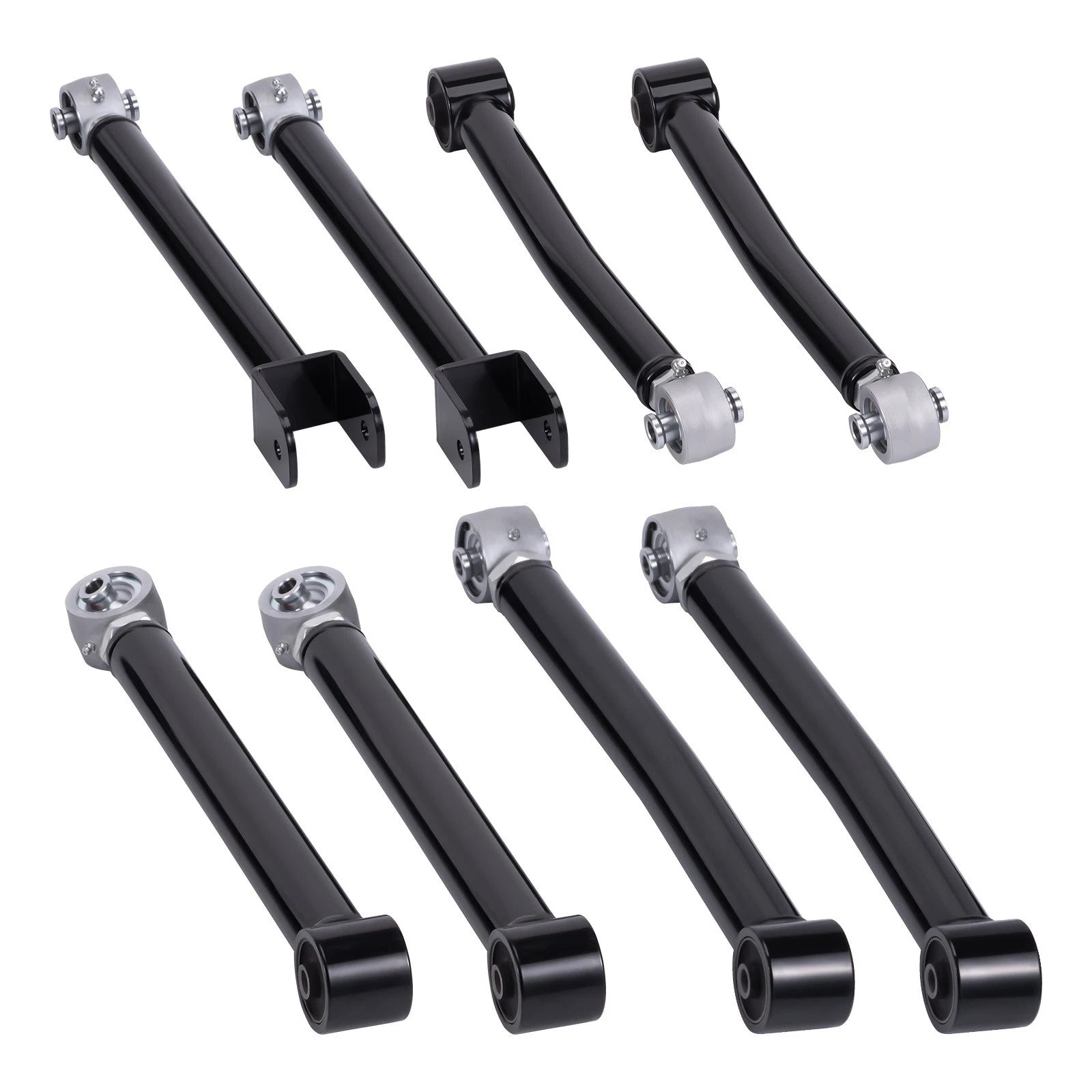 Adjustable Control Arms Set of 8 for Jeep Wrangler JK (2007–2018) 0-6" Lift