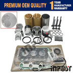 K3D Overhaul Rebuild Kit for Mitsubishi K3D Engine (Iseki TU170F TU177)