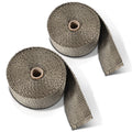 Exhaust Header Heat Wrap for Universal Applications (30FT, 2", Titanium)