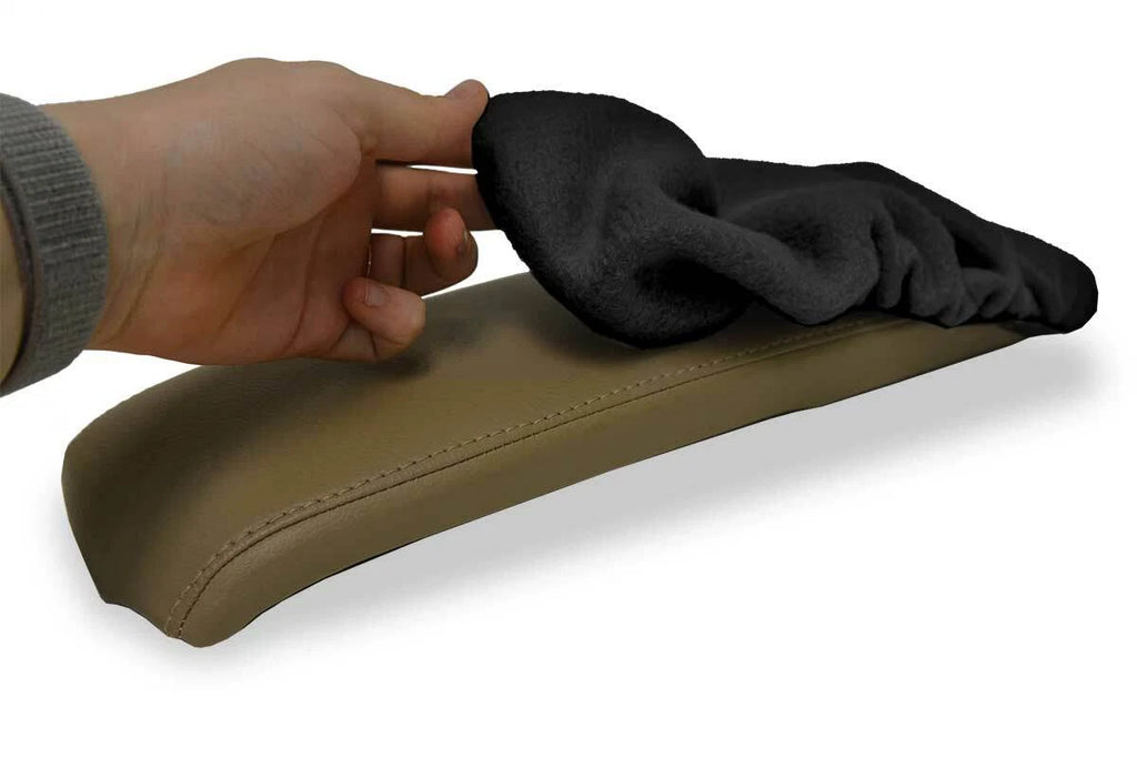 Fleece Console Lid Armrest Cover for Chevrolet Equinox (2010–2017) Black