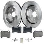 Rear Brake Disc Rotors and Pads Kit for Dodge Durango Jeep Grand Cherokee (2020–2021)