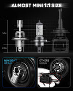 H4 9003 LED Headlight Bulbs Kit 20000LM 6500K High Low Beam