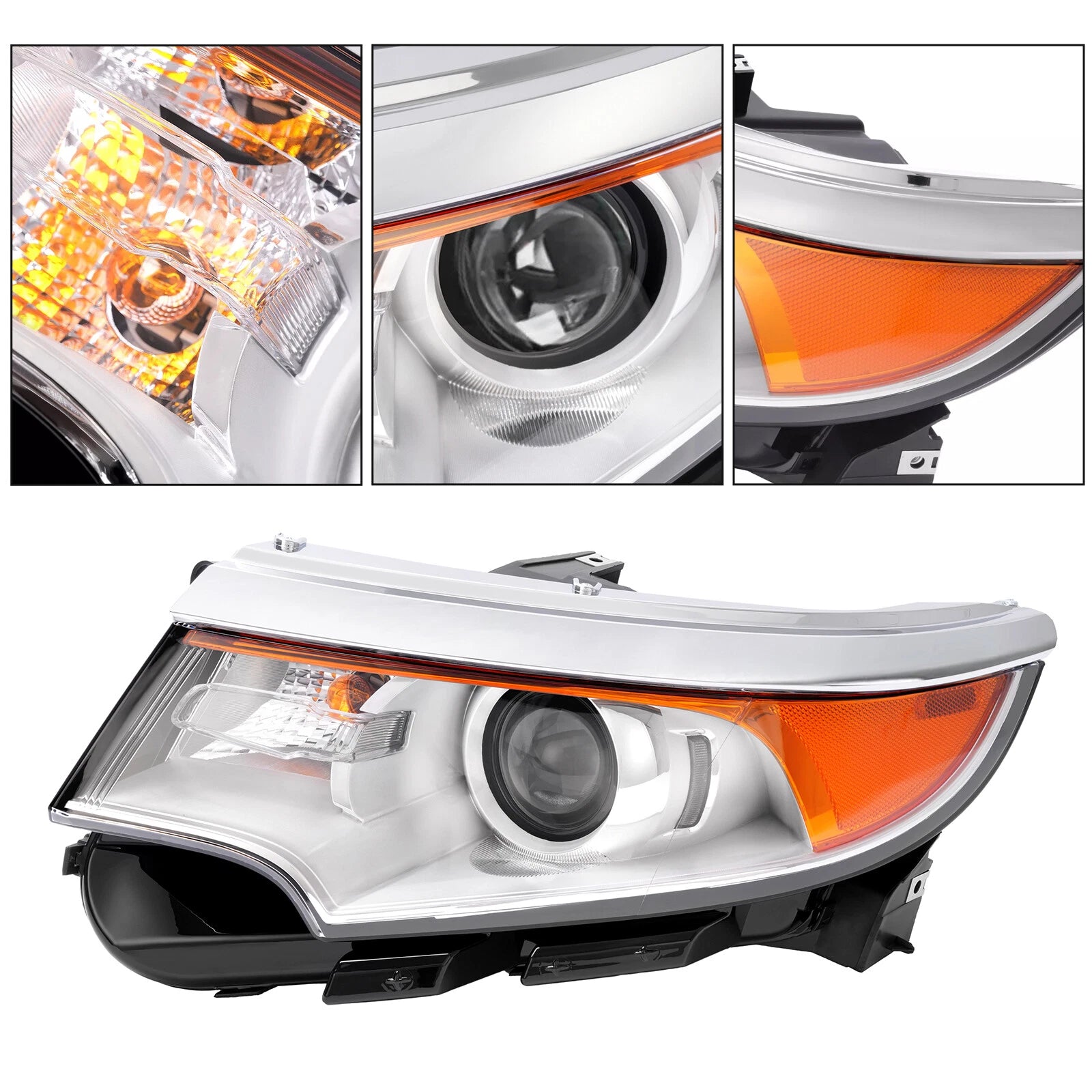 Projector Headlight Set for Ford Edge (2011–2014) #BT4Z13008B