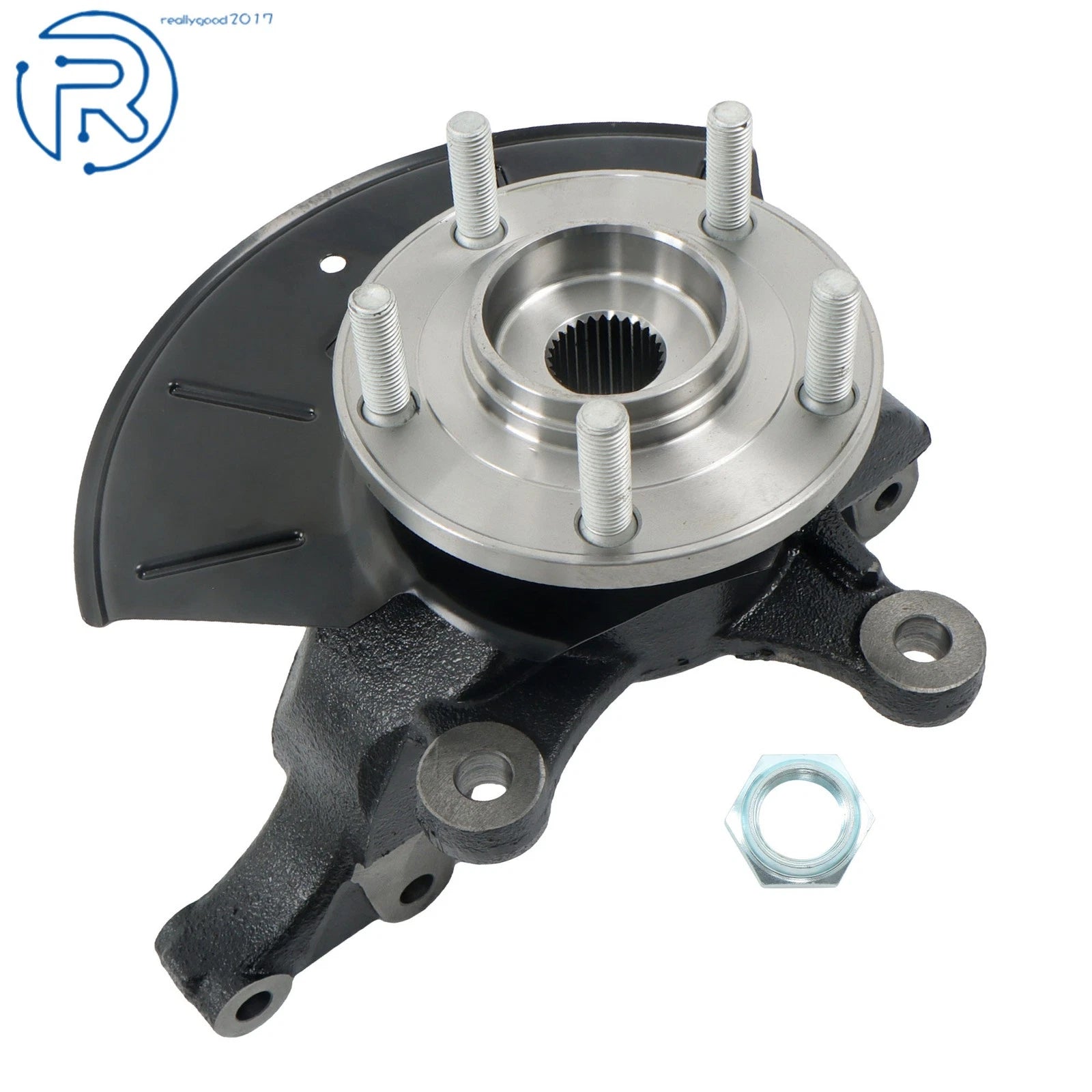 Front Left Knuckle & Wheel Hub Bearing for Ford Escape Mercury Mariner (2005–2012)