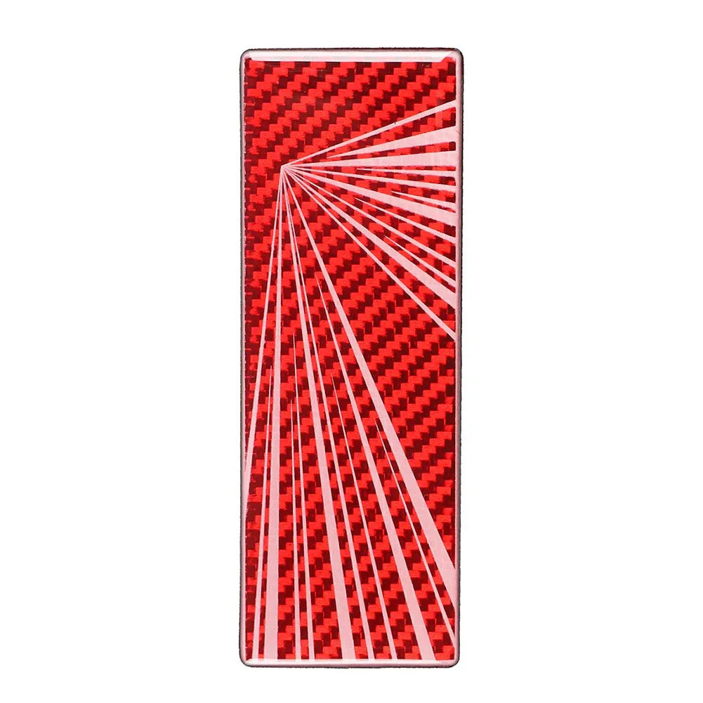 Carbon Red Trunk Emblem Decal for Tesla Model 3, Y, X (2017-2023)