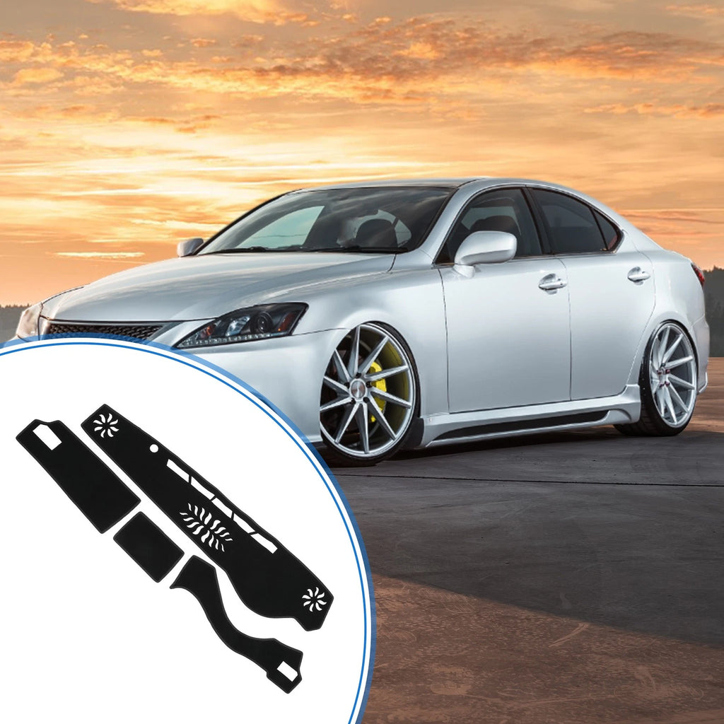 Dashboard Cover Mat Protector for Lexus IS 30 Series (2013–2023) Black