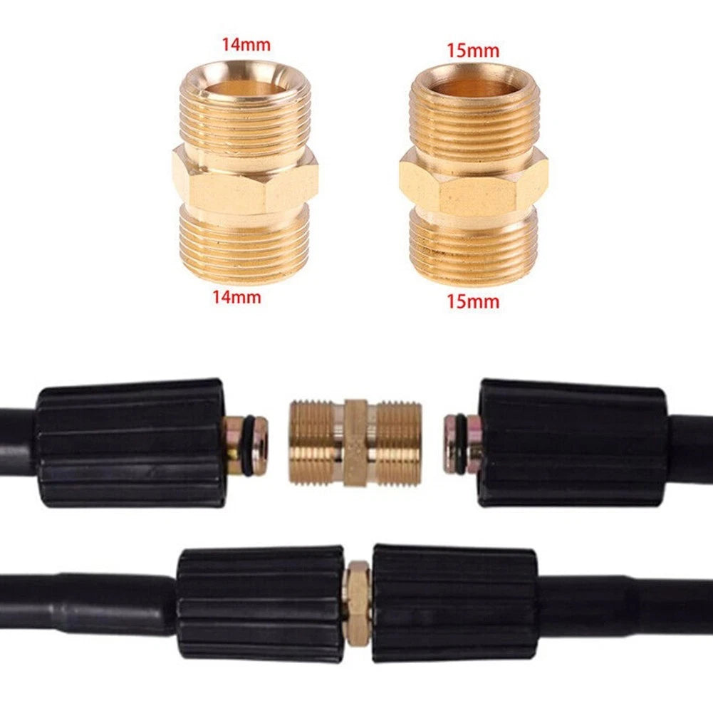 Replacement Hose Connector 14mm to 15mm Brass Connector