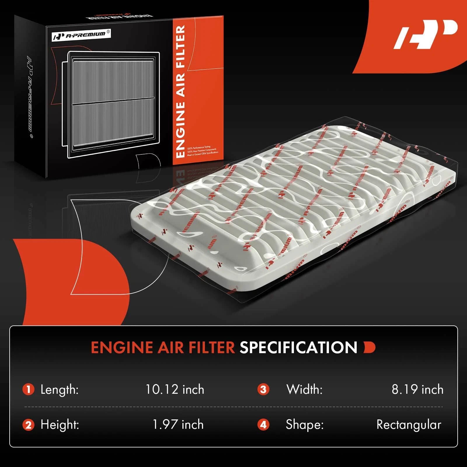 Engine & Activated Carbon Cabin Air Filter for Mitsubishi Lancer (2013-2017)