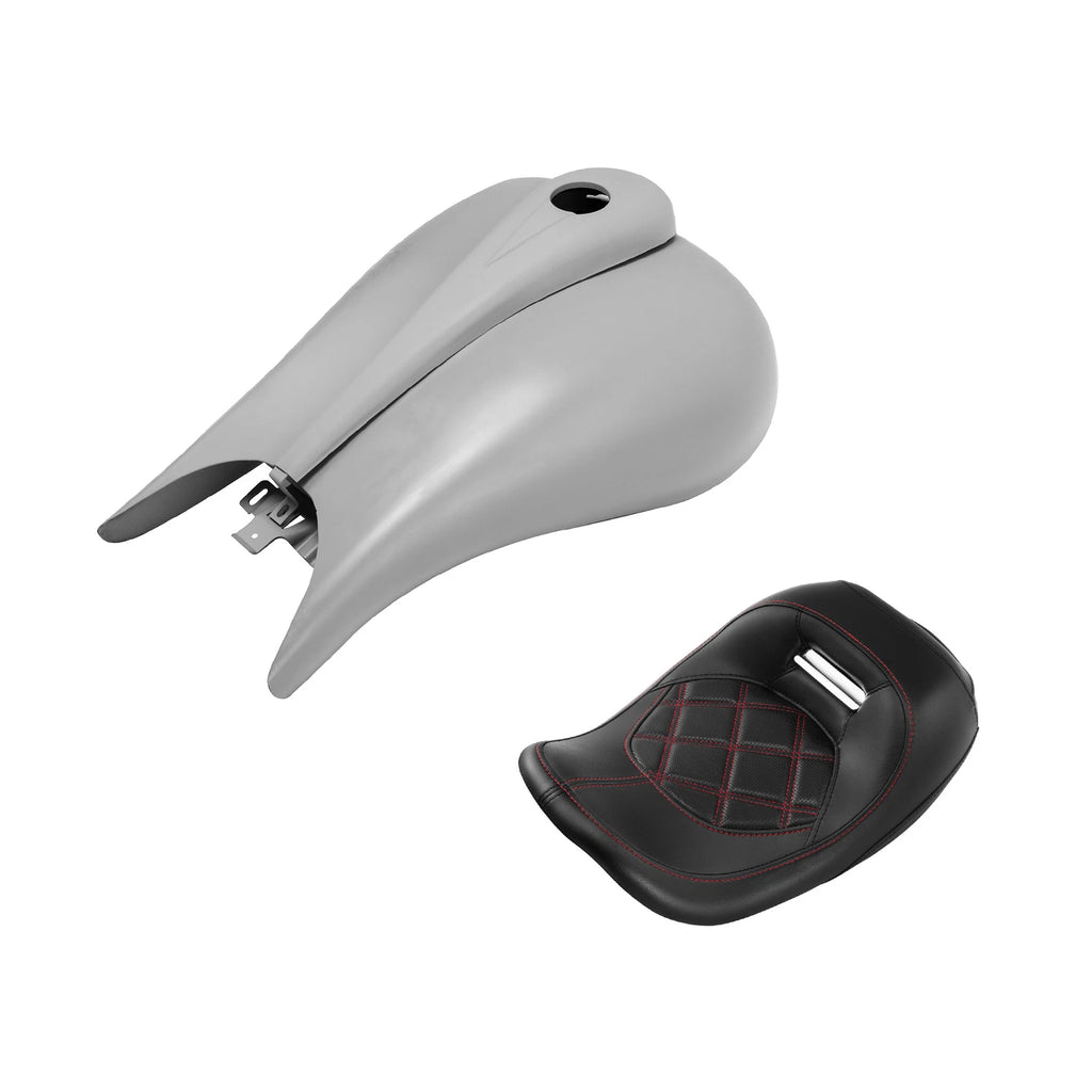Solo Rider Seat & Stretched Gas Tank for Harley Road Glide (2008–2024)