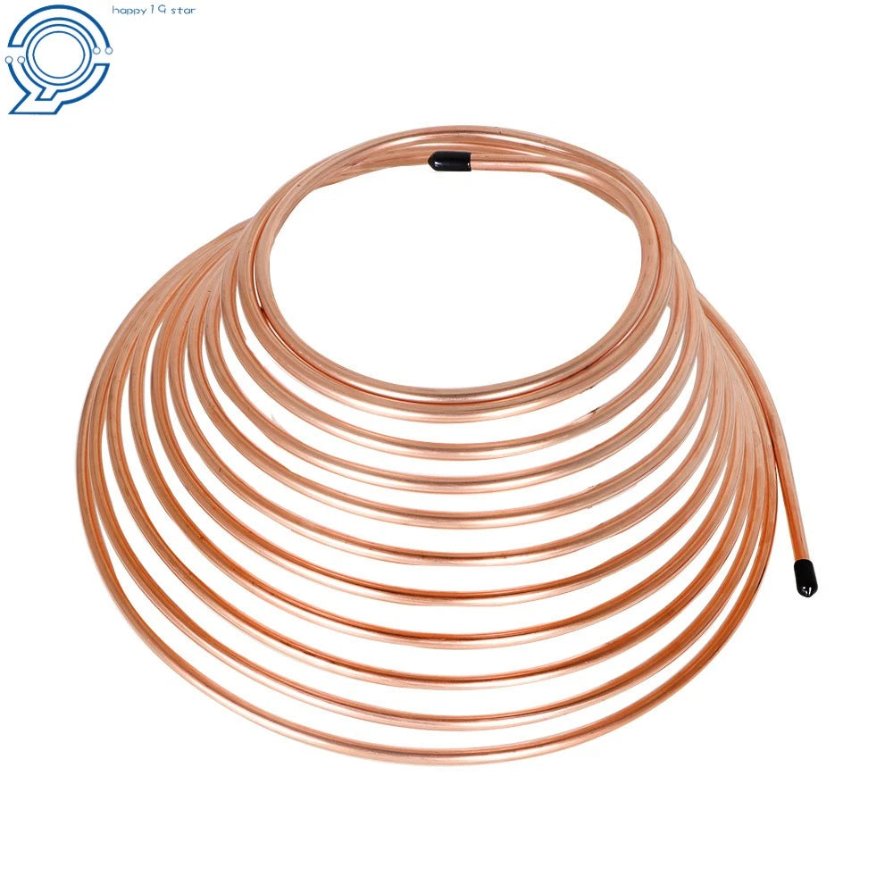 25 ft Copper Brake Line Tubing Kit for Universal Applications