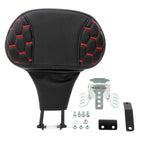 Backrest Pad for Harley Street Road Glide (1988–2023) Black Red