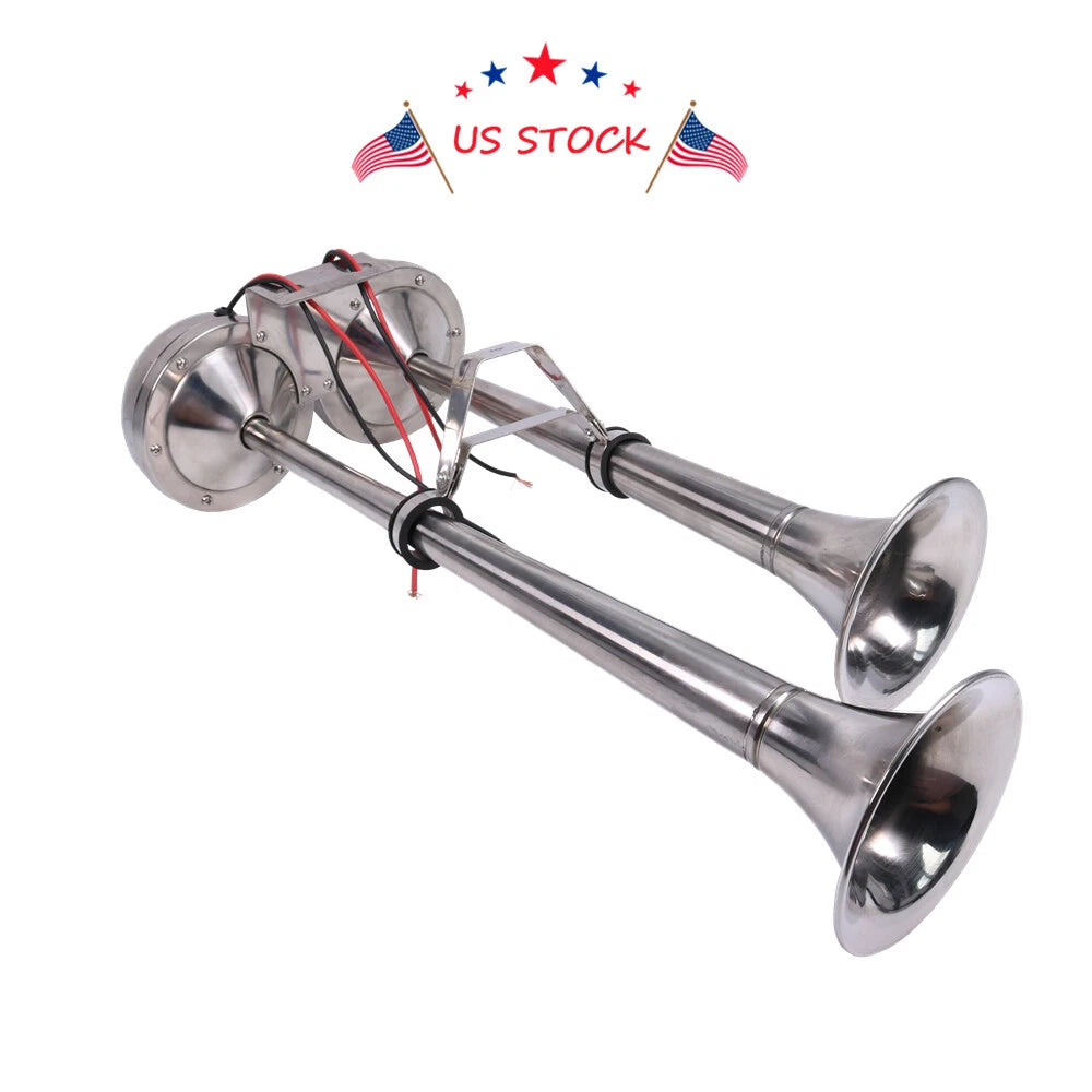 Electric Trumpet Horn for Car Boat Yacht Truck (12V)