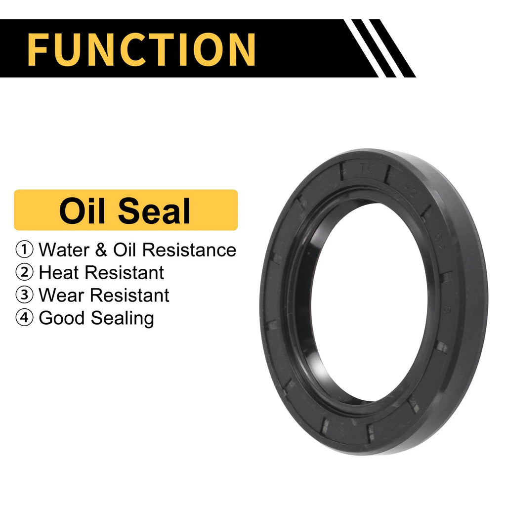 Set of 5 Oil Seal Rotary Shaft Seal NBR Rubber 42x62x8mm