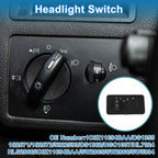 Headlight Switch for Ford F-250 Super Duty (2001–2004) No.1C3Z11654BAA Black